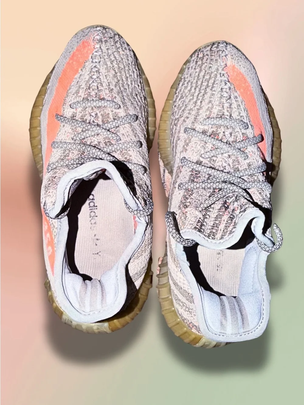 adidas Yeezy Boost 350 V2 Beluga BB1826 Youth 4.5 Grey Solar Red 2016